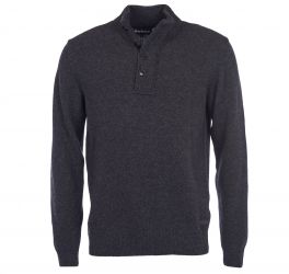 Barbour Patch Half Zip – Charcoal